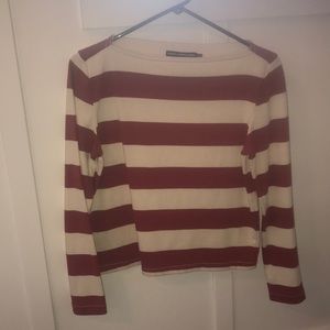 Ralph Lauren red and white striped sweater